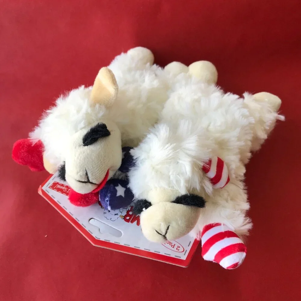 Multipet Plush Dog Toy, Small 6in Lambchop